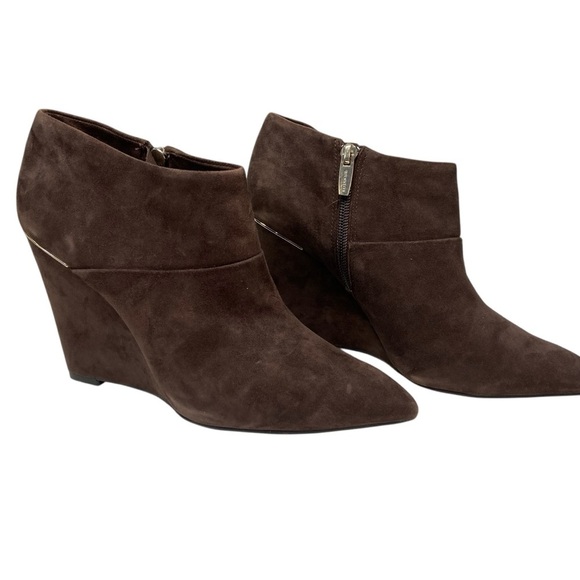 Coach Oakdale Women's Leather Pointed Ankle Booties, Chestnut 8.5 Fall Classic - Picture 11 of 13